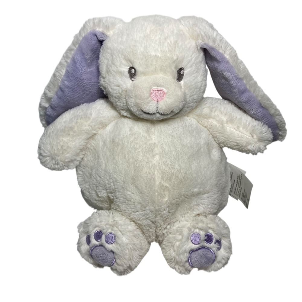 Litle Miracles White Bunny Rabbit 12" Stuffed Plush Chubby Costco 2017